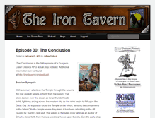 Tablet Screenshot of irontavern.com